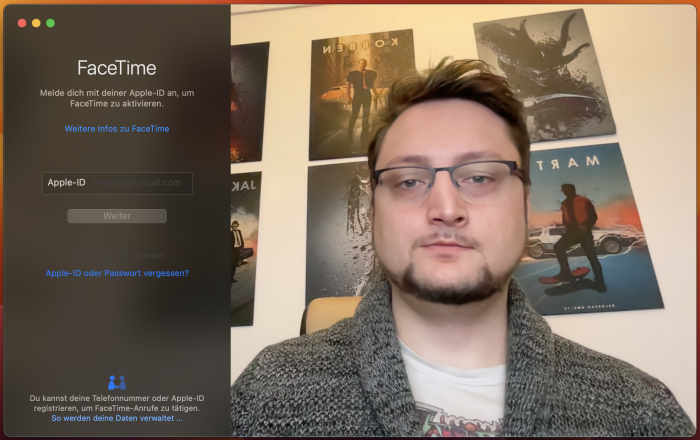 Die Webcam ist durchschnittlich gut. (Bild: Oliver Nickel/Golem.de)